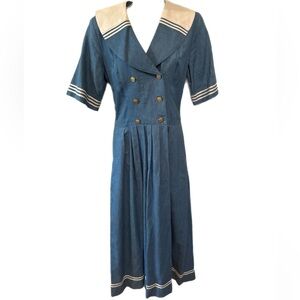 Vintage Nautical Dress